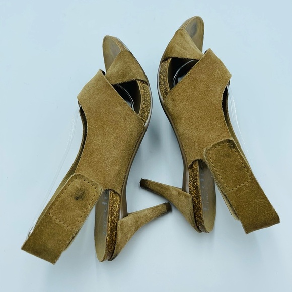 Pedro Garcia Maia Low Heel Suede Leather Heels 38 - Picture 6 of 7